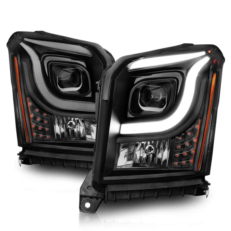 ANZO — ANZO 15-17 GMC Yukon/Yukon XL Projector Headlights Black Housing/Clear Lens (w/ Light Bars)
Head Light Set
HdLtSet - view 7