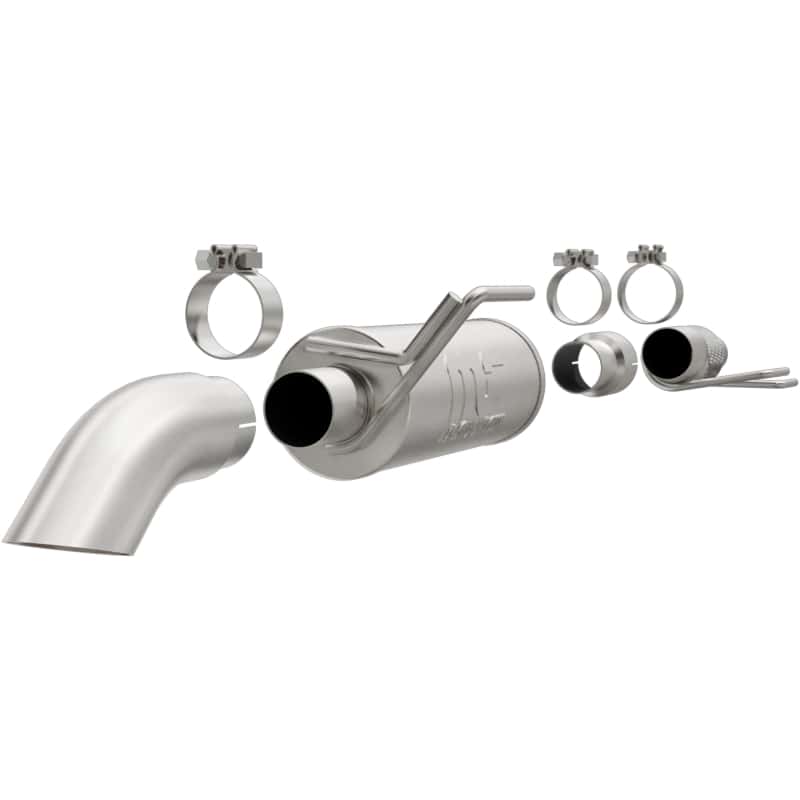 Magnaflow — MagnaFlow Cat-Back, SS, 2.5/3in, Turn Down In Front Rear Tire 2015 Ford F150 2.7L V6T Ext Cab
Cat-Back - view 32