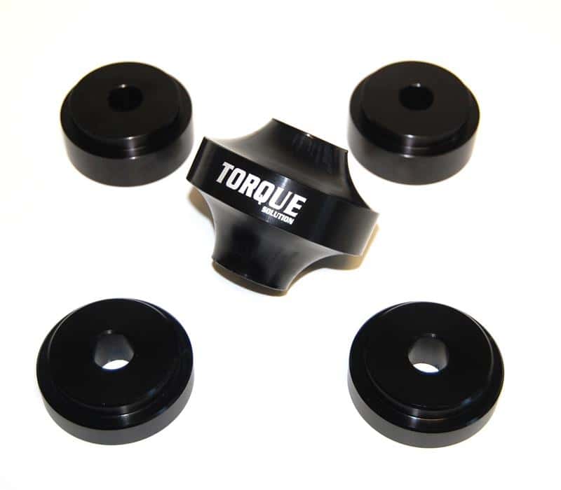 Torque Solution — Torque Solution Solid Differential Bushing w/ Billet Inserts: Mitsubishi Evolution X MR & GSR 2008+ - view 2