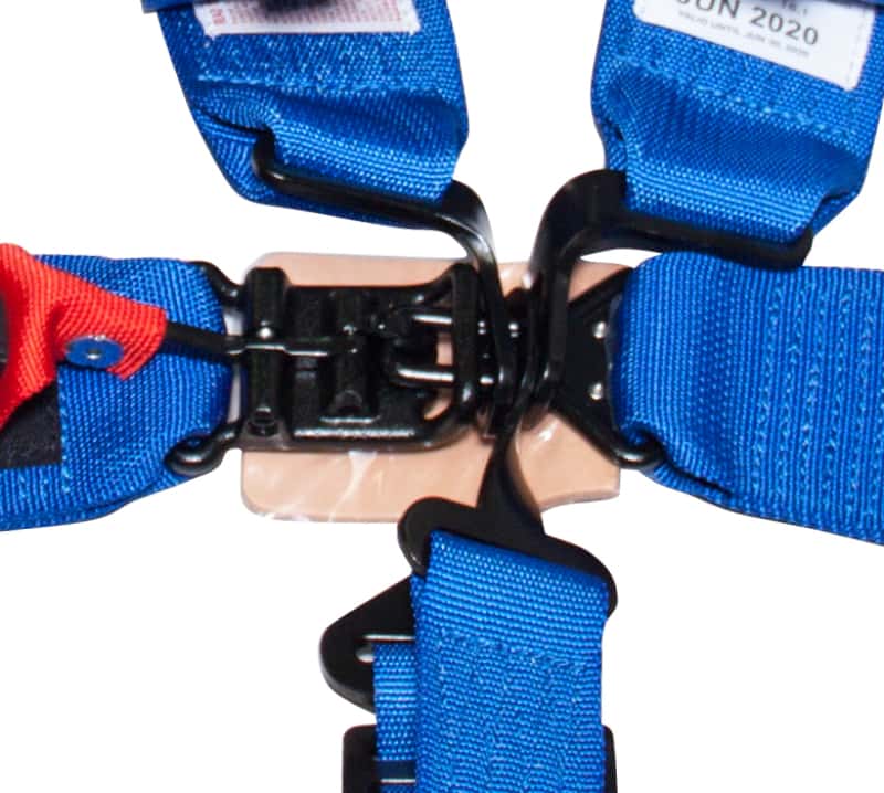 NRG — NRG SFI 16.1 5PT 3in. Padded Seat Belt Harness / Latch Link - Blue - view 3