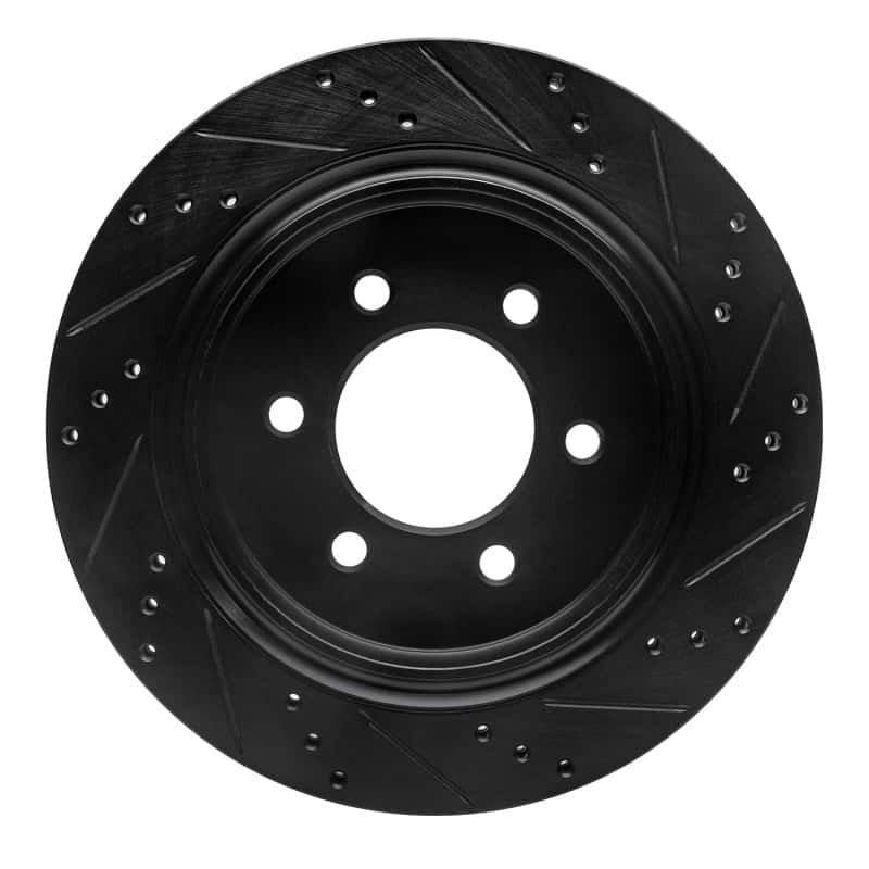 R1 Concepts — R1 15-17 Ford F-150 4WD Rear Left Drilled & Slotted Black Brake Rotor
R1 Brake Rotor Drill - view 5