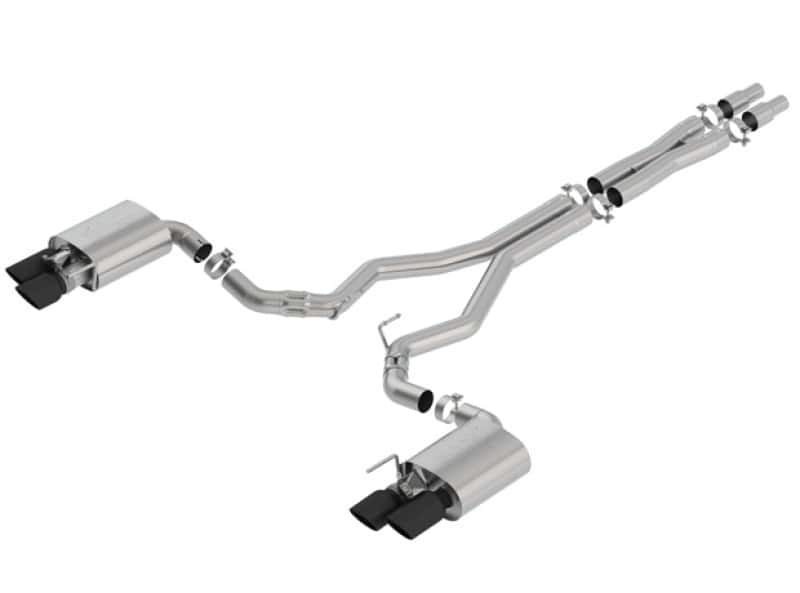Borla — Borla 2018 Ford Mustang GT 5.0L AT/MT 3in ATAK Catback Exhaust Black Chrome Tips w/ Valves
Cat-Back System
bor140743BC - view 3