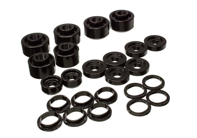 Energy Suspension — Energy Suspension 2005-07 Ford F-250/F-350 SD 2/4WD Reg Cab Body Mount Set - Black
BodyMntBshKt - view 2