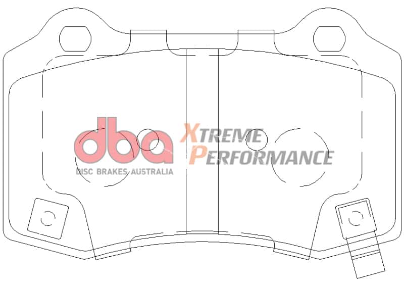 DBA — DBA 2010 Camaro SS XP650 Rear Brake Pads
Brake Pad - view 8