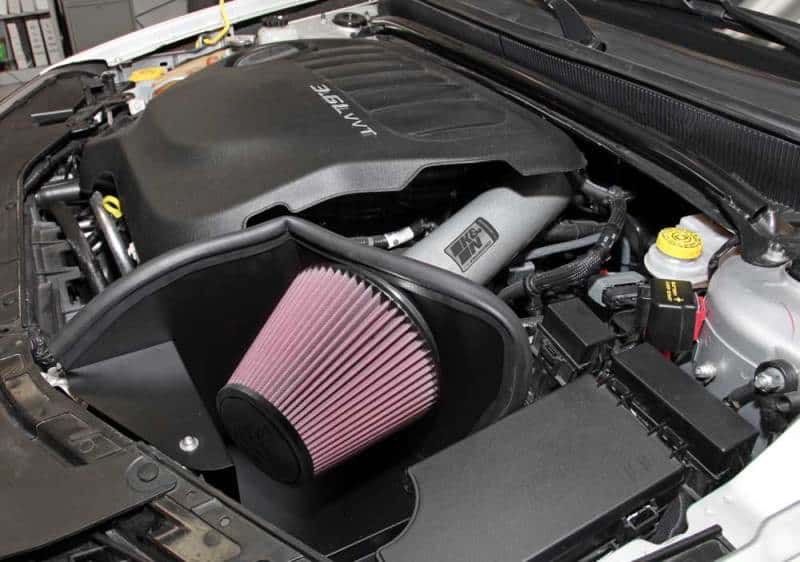K&N Engineering — K&N 11-13 Dodge Avenger 3.6L V6 Silver Typhoon Intake
Performance Air Inta
Air Intake System - view 12