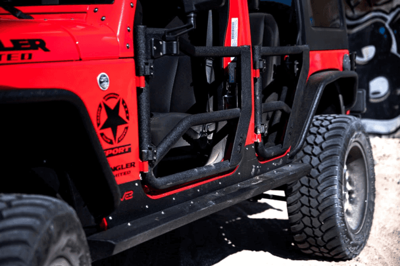 Body Armor 4x4 — Body Armor 4x4 07-18 Jeep Wrangler JK Tube Doors Front Pair
Tube Doors Front - view 3