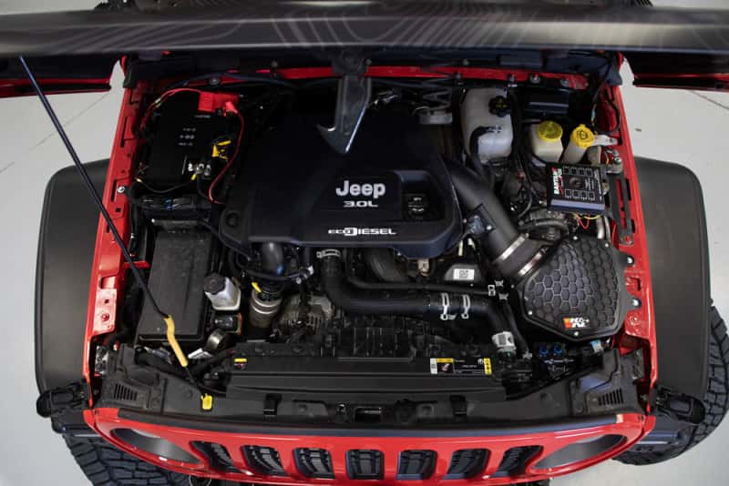 K&N Engineering — K&N 20-21 Jeep Wrangler V6-3.0L DSL AirCharger Performance Intake
Air Intake System - view 5