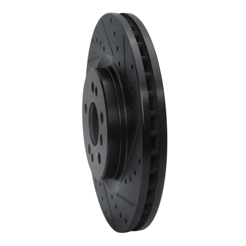 R1 Concepts — R1 06-12 Mercedes-Benz ML500 (USA/Canada) Front Right Drilled & Slotted Black Brake Rotor
R1 Brake Rotor Drill - view 2