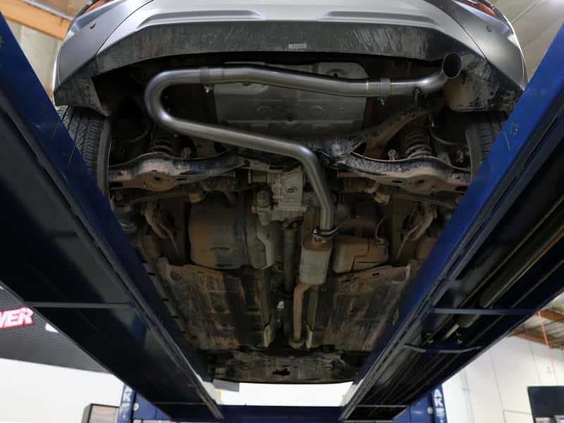 aFe — aFe Takeda 2-1/2in 304 SS Axle-Back Exhaust (No Muffler) 18-21 Hyundai Kona L4 1.6L (t)
Axle-Back Exhaust - view 5