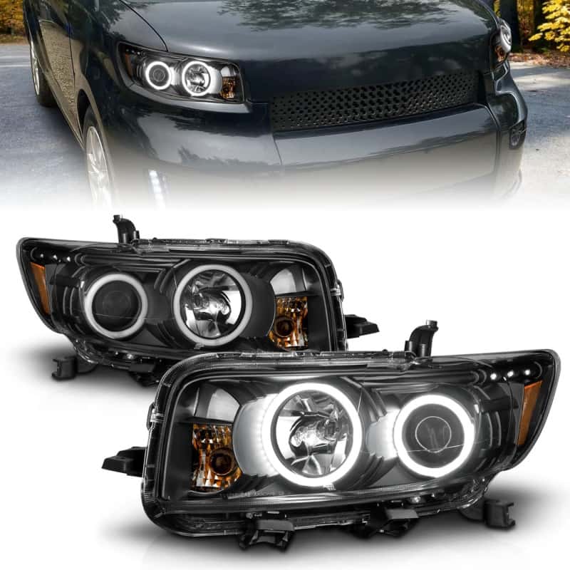 ANZO — ANZO 2008-2010 Scion Xb Projector Headlights w/ Halo Black
Head Light Set
HdLtSet - view 1