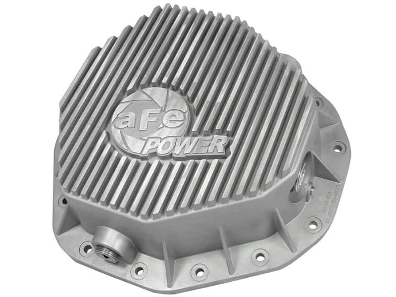 aFe — aFe Rear Differential Cover (Raw; Street Series); Dodge Diesel Trucks 03-05 L6-5.9L (td)
Differential Cover - view 1