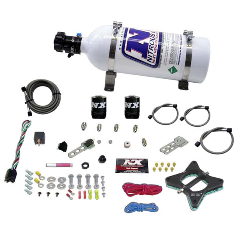 Nitrous Express — Nitrous Express 96-04 Ford Mustang 4.6L 2 Valve Nitrous Plate Kit w/5lb Bottle
Injection System Kit
N2OSys - view 2
