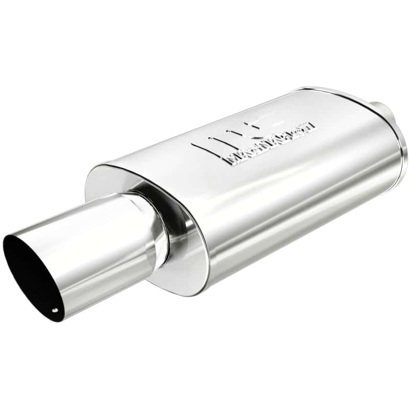 Magnaflow — MagnaFlow Muffler W/Tip Mag SS 14X5X8 2.25/4.
Straight Through - view 2