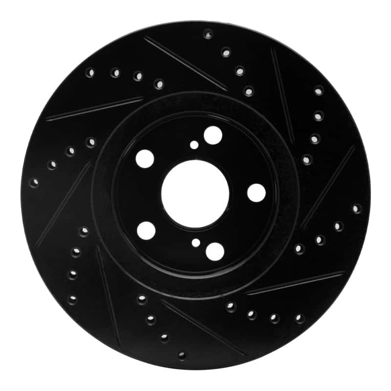 R1 Concepts — R1 00-10 Pontiac Vibe Front Left Drilled & Slotted Black Brake Rotor
R1 Brake Rotor Drill - view 5
