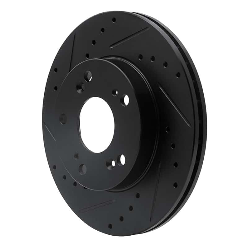 R1 Concepts — R1 02-15 Acura RSX Front Left Drilled & Slotted Black Brake Rotor
R1 Brake Rotor Drill - view 2