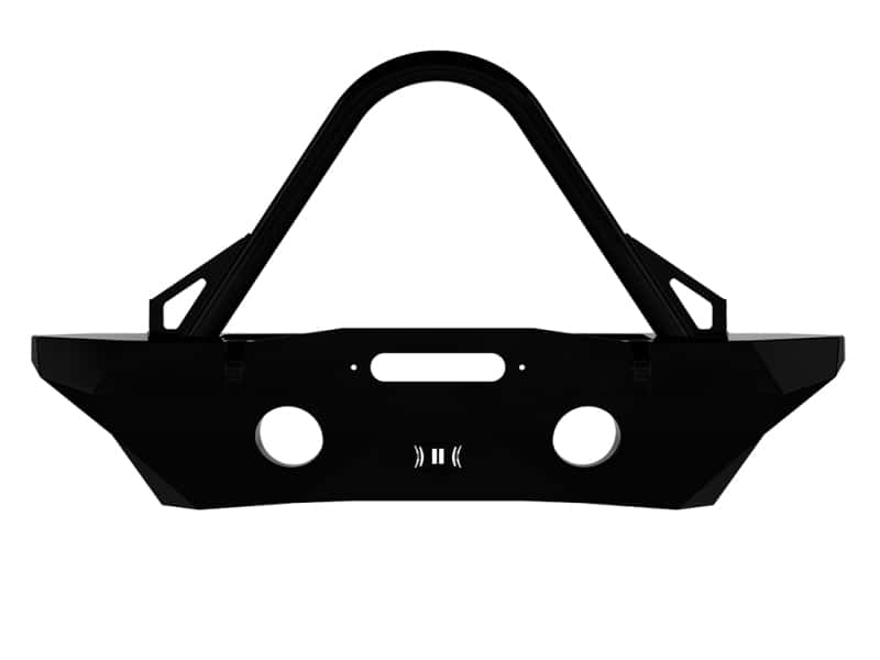 ICON — ICON 07-18 Jeep Wrangler JK Pro Series Mid Width Front Recessed Winch Bumper w/Stinger/Tabs
FRONT BUMPER - view 4