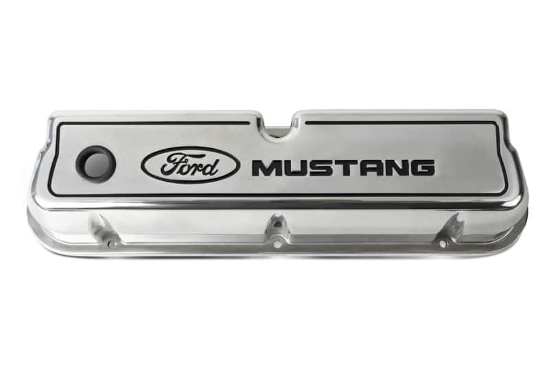 Ford Racing — Ford Racing Ford 289/302/351W Die-Cast Valve Covers - Polished w/Black Logo
Valve Cover Set - view 10