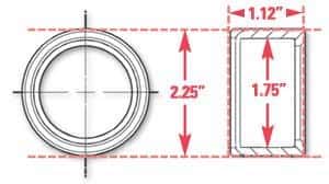 SPC Performance — SPC Performance Weld-In Ring Kit 1.75 in. ID
WELD-IN RING
FAB PART - view 2