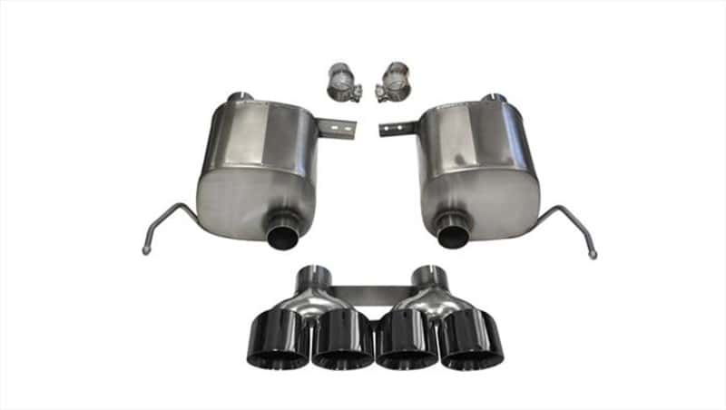 CORSA Performance — Corsa 2014-2019 Corvette C7 Coupe 6.2L V8 AT/MT 2.75in Valve-Back Dual Rear Exit Black Sport Exhaust
Exhaust - view 1