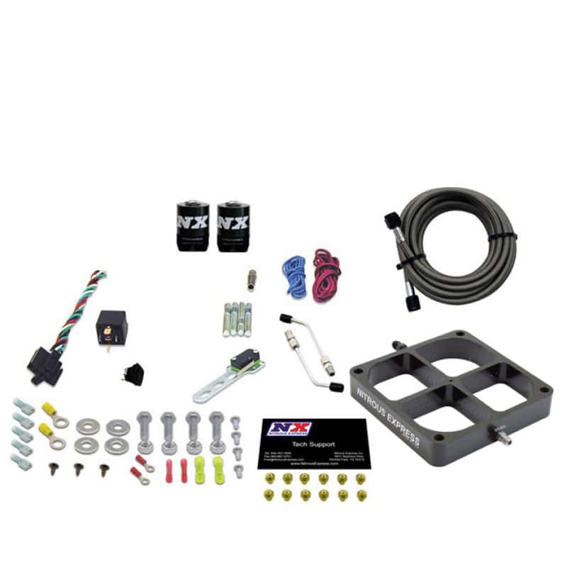 Nitrous Express — Nitrous Express Single Entry Crossbar 8500 Based Throttle Body Nitrous Kit w/No Bottle
Injection System Kit
N2OSys - view 3