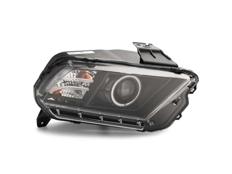 Raxiom — Raxiom 13-14 Ford Mustang LED Halo Projector Headlights- Black Housing (Clear Lens)
Headlights - view 4