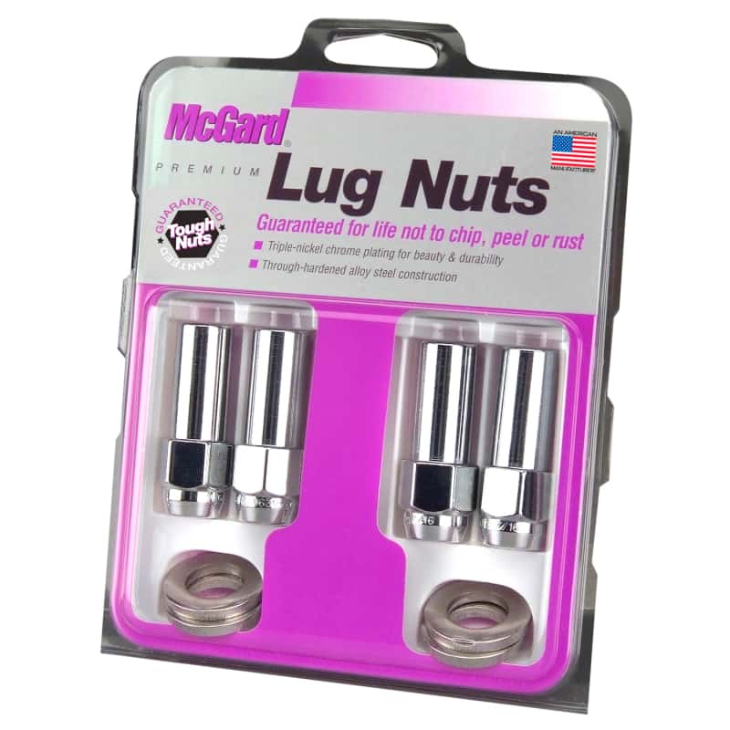 McGard — McGard Hex Lug Nut (X-Long Shank) M12X1.5 CTR Washer / 13/16 Hex / 2.27in. Length (4-Pack) - Chrome
WHEEL LUG NUT - view 3