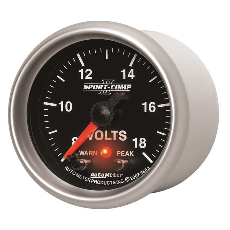 AutoMeter — Autometer Sport-Comp II 2-1/16in Digital Voltmeter Gauge - 18V
2-1/16" VOLTMETER, 8 - view 8