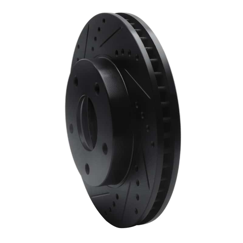 R1 Concepts — R1 97-05 Chevrolet Blazer Front Left Drilled & Slotted Black Brake Rotor
R1 Brake Rotor Drill - view 2