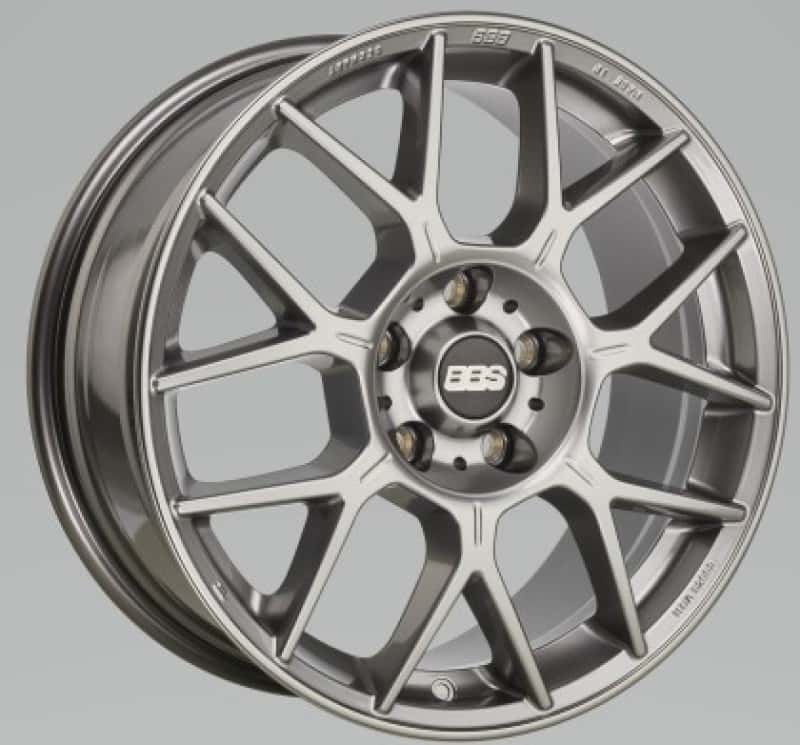BBS — BBS XR 18x8 5x100 ET45 Gloss Platinum Wheel - 70mm PFS/Clip Required - view 2