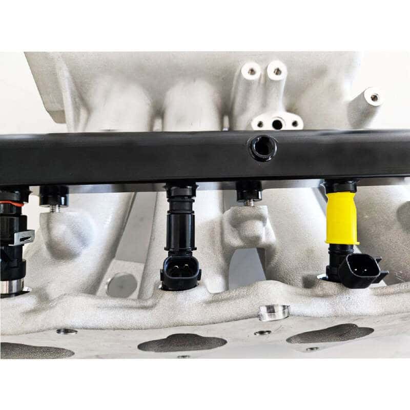 BLOX Racing — BLOX Racing Honda B-Series Xtreme Aluminum Fuel Rail - Black - view 4