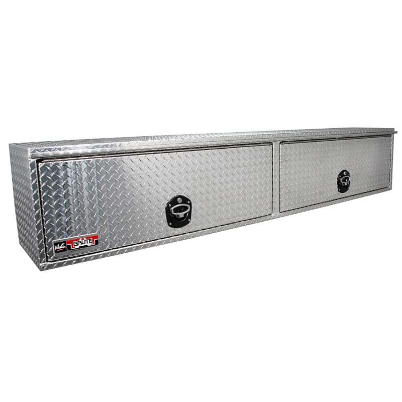 Westin — Westin/Brute HD Top Sider 13in x 96in w/flip up Doors - Aluminum
ToolBxTrkBedSideRail - view 2