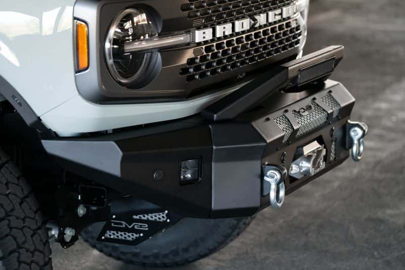 DV8 Offroad — DV8 Offroad 2021+ Ford Bronco Front Bumper Winch Capable w/ Optional Bull Bar/Aux Light Opening - view 37