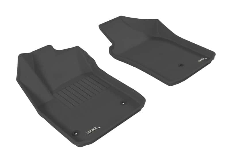 3D MAXpider — 3D MAXpider 2012-2019 Fiat 500/500E Kagu 1st Row Floormat - Black
Floor Mat Set - view 1