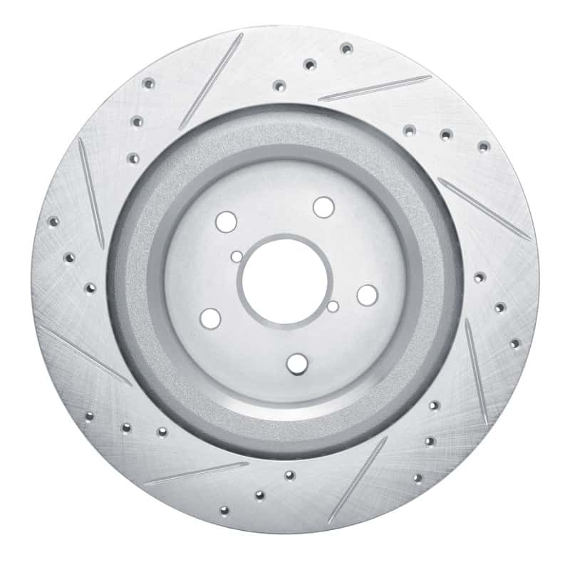 R1 Concepts — R1 19-25 Subaru ASCENT Rear Right Drilled & Slotted Silver Brake Rotor
R1 Brake Rotor Drill - view 5
