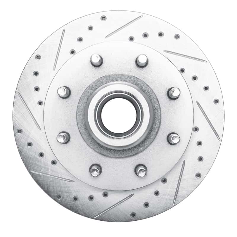 R1 Concepts — R1 1988-1996 Chevrolet C2500 Front Left Drilled & Slotted Silver Brake Rotor
R1 Brake Rotor Drill - view 1