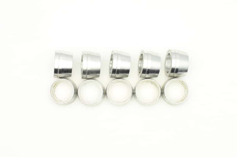 DeatschWerks — DeatschWerks Replacement PTFE Hose End Olive Insert 10AN (Pack of 10) - view 1