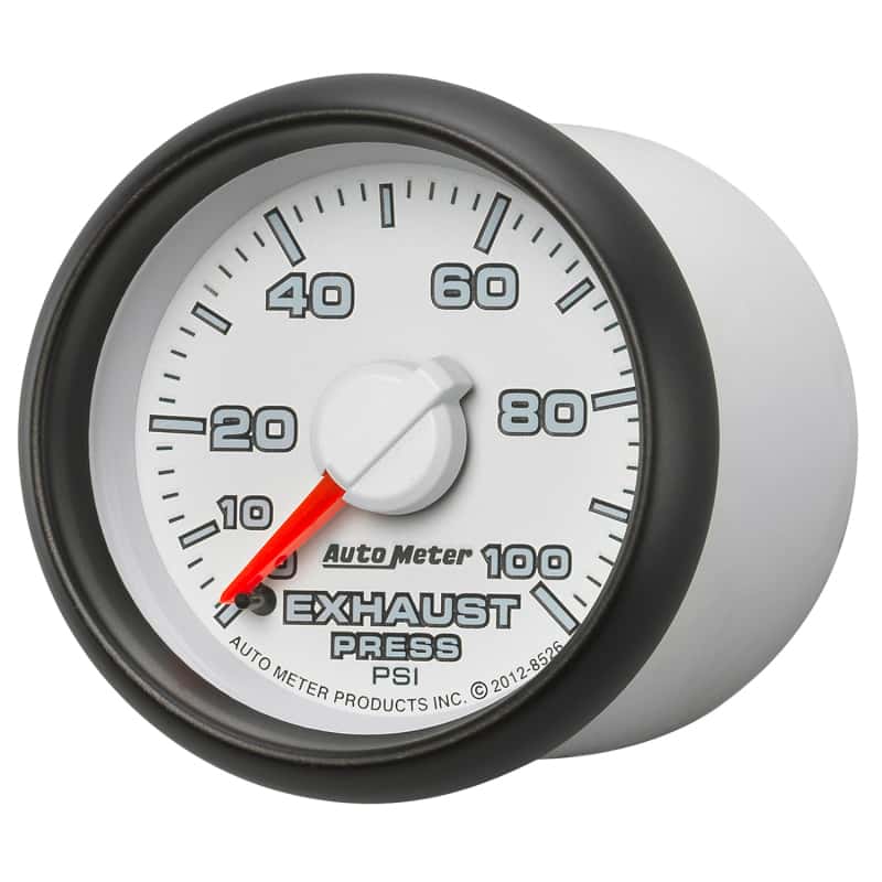 AutoMeter — Autometer Factory Match 52.4mm Mechanical 0-100 PSI Exhaust (Drive) Pressure Gauge
2-1/16" EXHAUST PRES - view 8