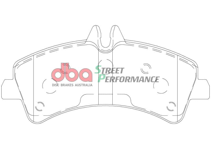 DBA — DBA 07-09 Dodge Sprinter 3500 DRW Rear SP Performance Brake Pads
Brake Pad - view 1