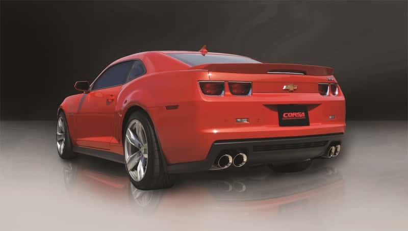 CORSA Performance — Corsa 2012-2015 Chevrolet Camaro Coupe ZL1 6.2L V8 Polished Sport Cat-Back + XO Exhaust
Exhaust - view 6