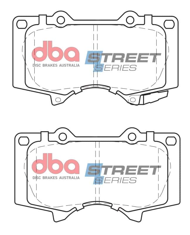 DBA — DBA 10-19 Lexus GX460 Street Series Front Brake Pads
Brake Pad - view 2