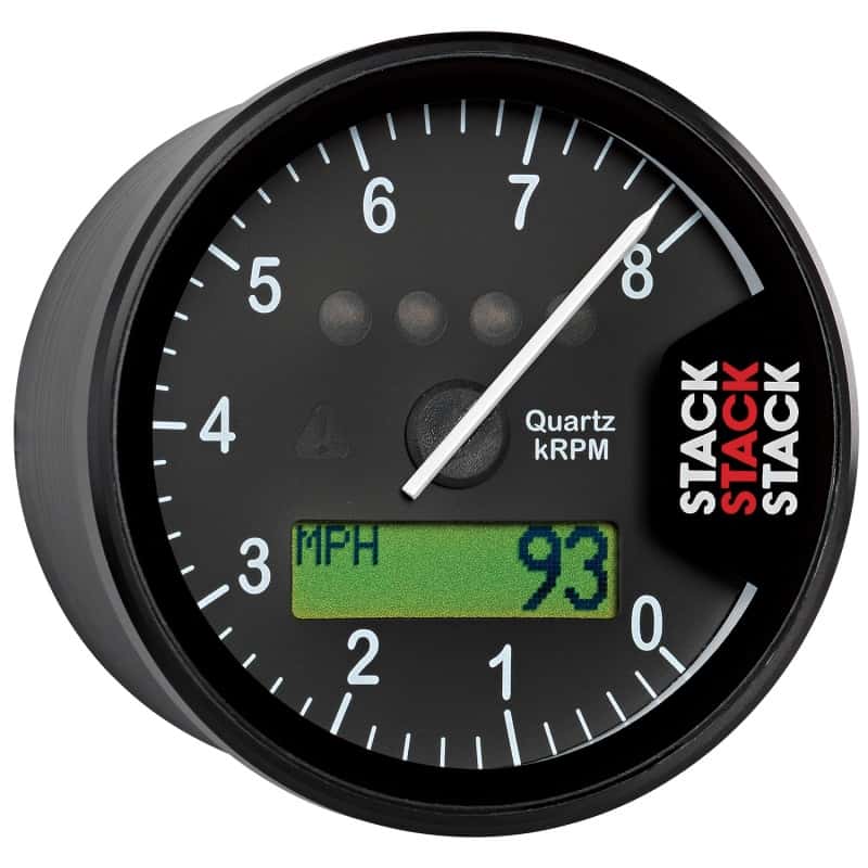 AutoMeter — Autometer Stack Display Tachometer 0-8K RPM - Black
Disp Tach Blk 8kRPM - view 5