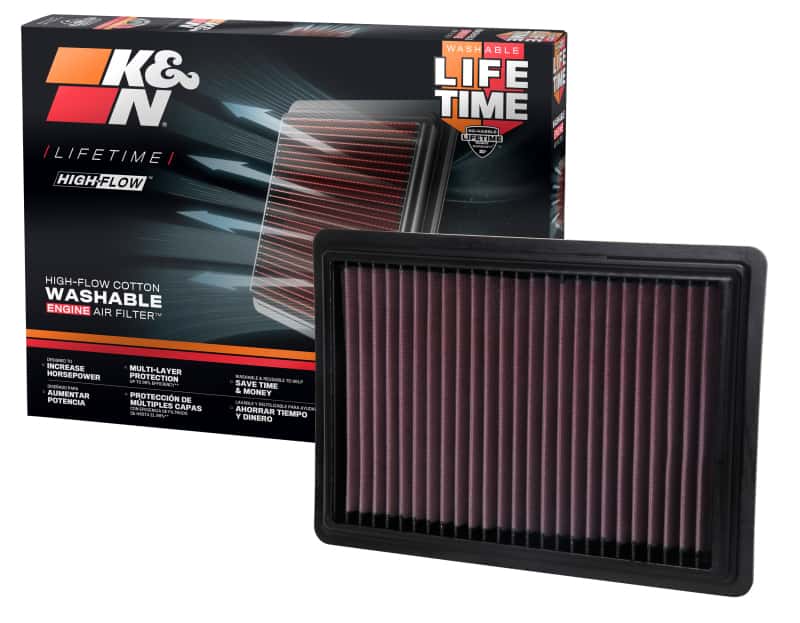 K&N Engineering — K&N 2019 Infiniti QX50 2.0L Replacement Drop In Air Filter
Replacement Air Filt
Air Filter - view 5