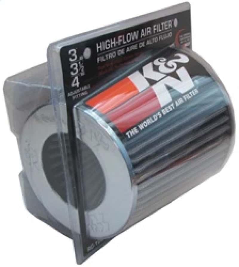 K&N Engineering — K&N Universal Filter Chrome Round Tapered White - 4in Flange ID x 1.125in Flange Length x 5.5in H
Universal Clamp-On A
Clamp-on Air Filter - view 7