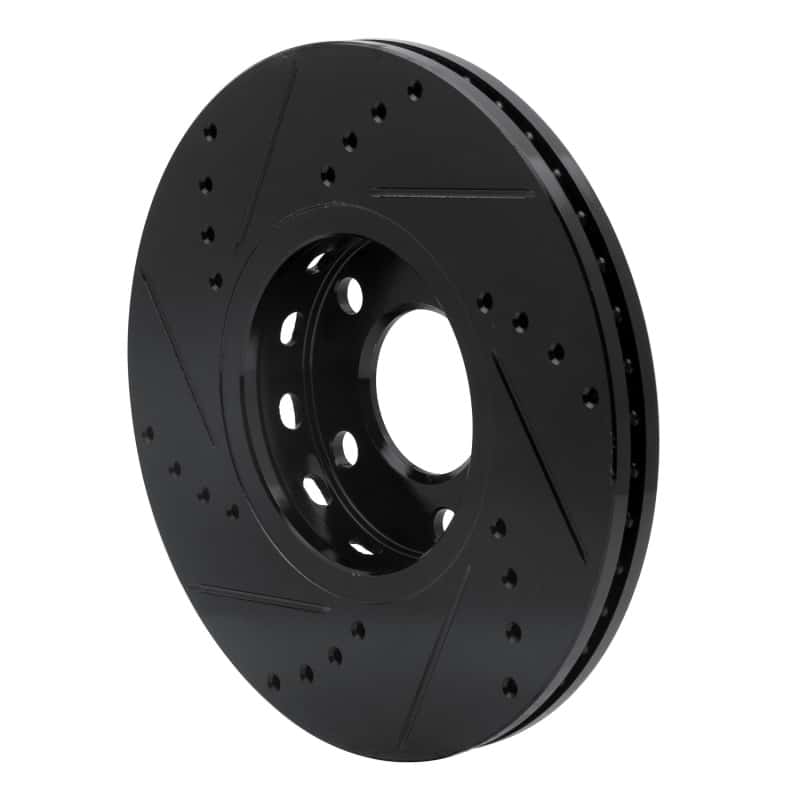 R1 Concepts — R1 92-08 Audi A4 (USA/Canada) Front Right Drilled & Slotted Black Brake Rotor
R1 Brake Rotor Drill - view 4