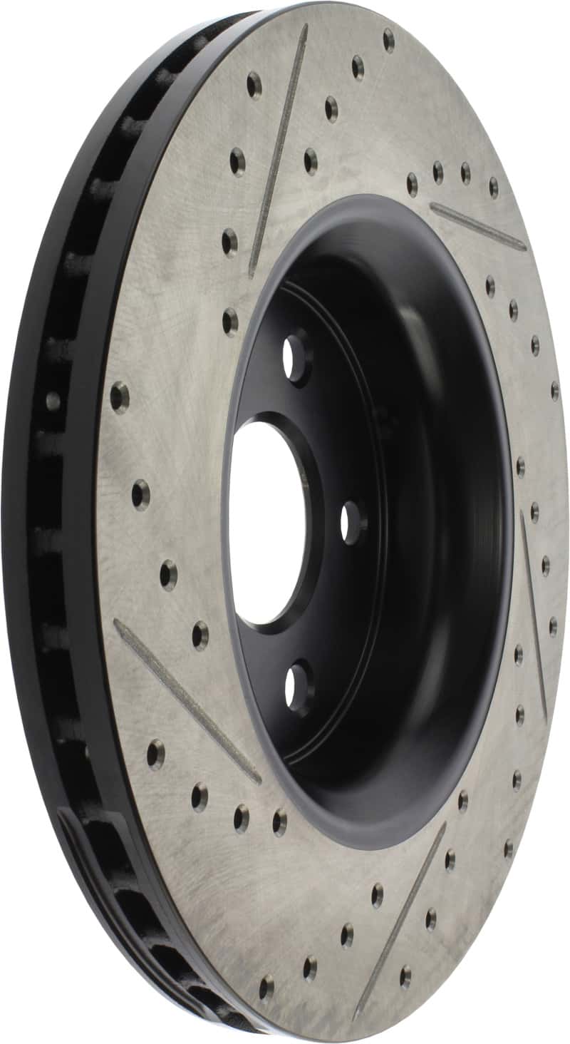 Stoptech — StopTech 11-12 Dodge Durango Sport Drilled & Slotted Front Driver-Side Brake Rotor
Slot/Drill Rotor - view 6