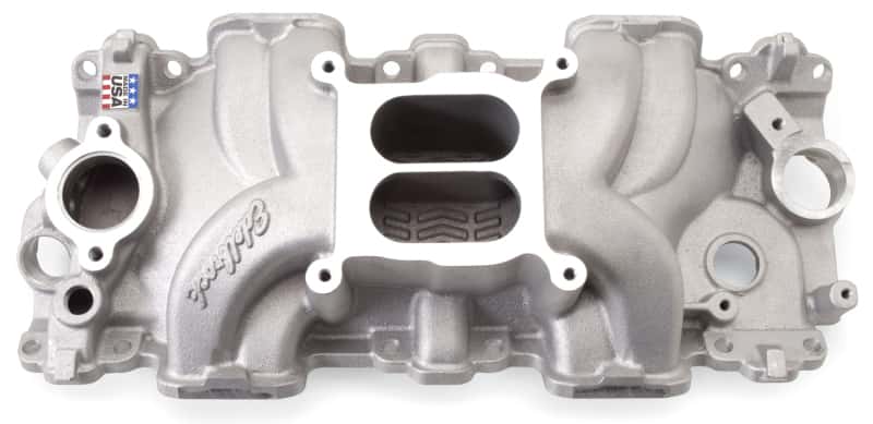 Edelbrock — Edelbrock Intake Manifold Single Quad Perf RPM Chevrolet 348/409 Inwin Big Block Small Port
MANIFOLD - view 1