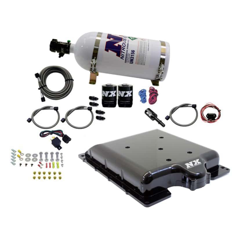 Nitrous Express — Nitrous Express Dodge Hellcat/Demon Supercharger Lid Nitrous Kit (100-400HP) w/10lb Bottle
Injection System Kit
N2OSys - view 1