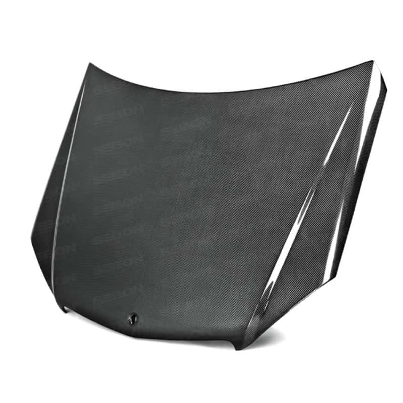 Seibon — Seibon 07-11 Mercedes Benz C-Class (Does Not Fit C63) OEM-Style Carbon Fiber Hood - view 1