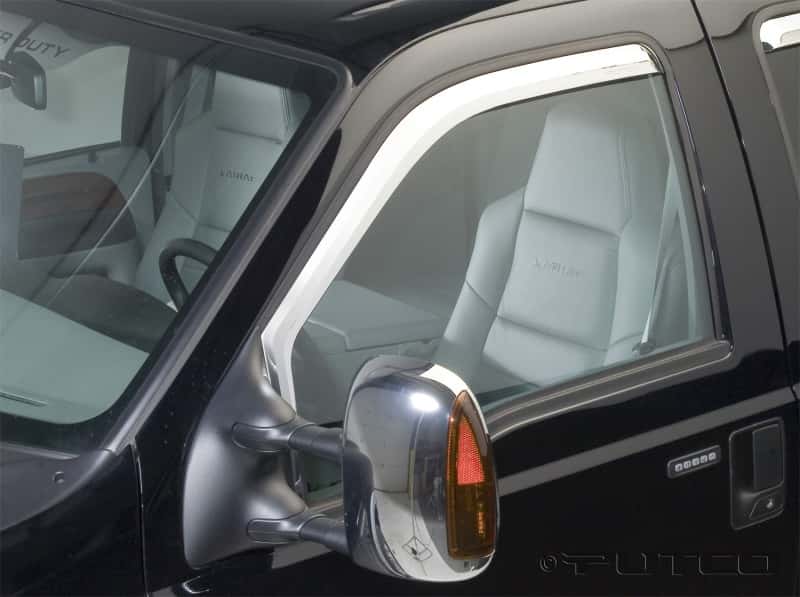 Putco — Putco 99-16 Ford SuperDuty Crew Cab/Ext Cab (Front Only) Element Chrome Window Visors
Side Window Vent - view 1