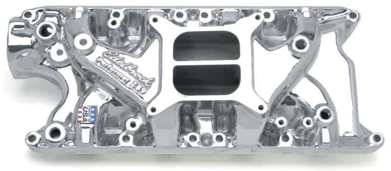 Edelbrock — Edelbrock Perf 289 w/ O EGR Polished Manifold
MANIFOLD - view 2